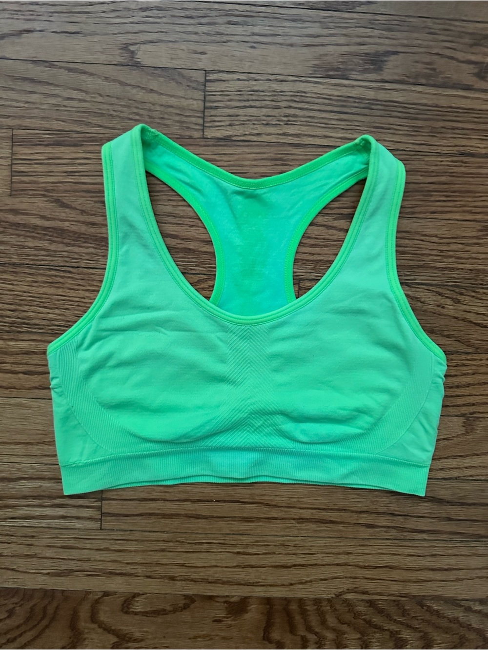 Jockey Neon Green Racerback Sports Bra - Size S